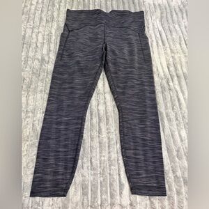 Lululemon Black/Gray Patterned Leggings